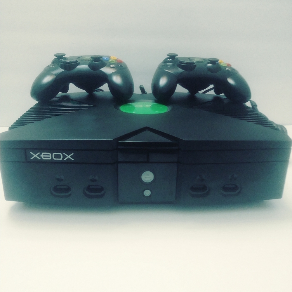 XBox (Original) Console w/Controllers (2) Cable & Power Chord Tested & Works
